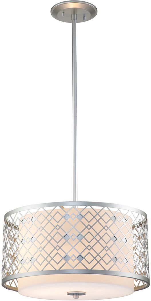 Elstead Lighting Ziggy lampe suspendue 2x60 W argenté ZIGGY-2P-M-LS