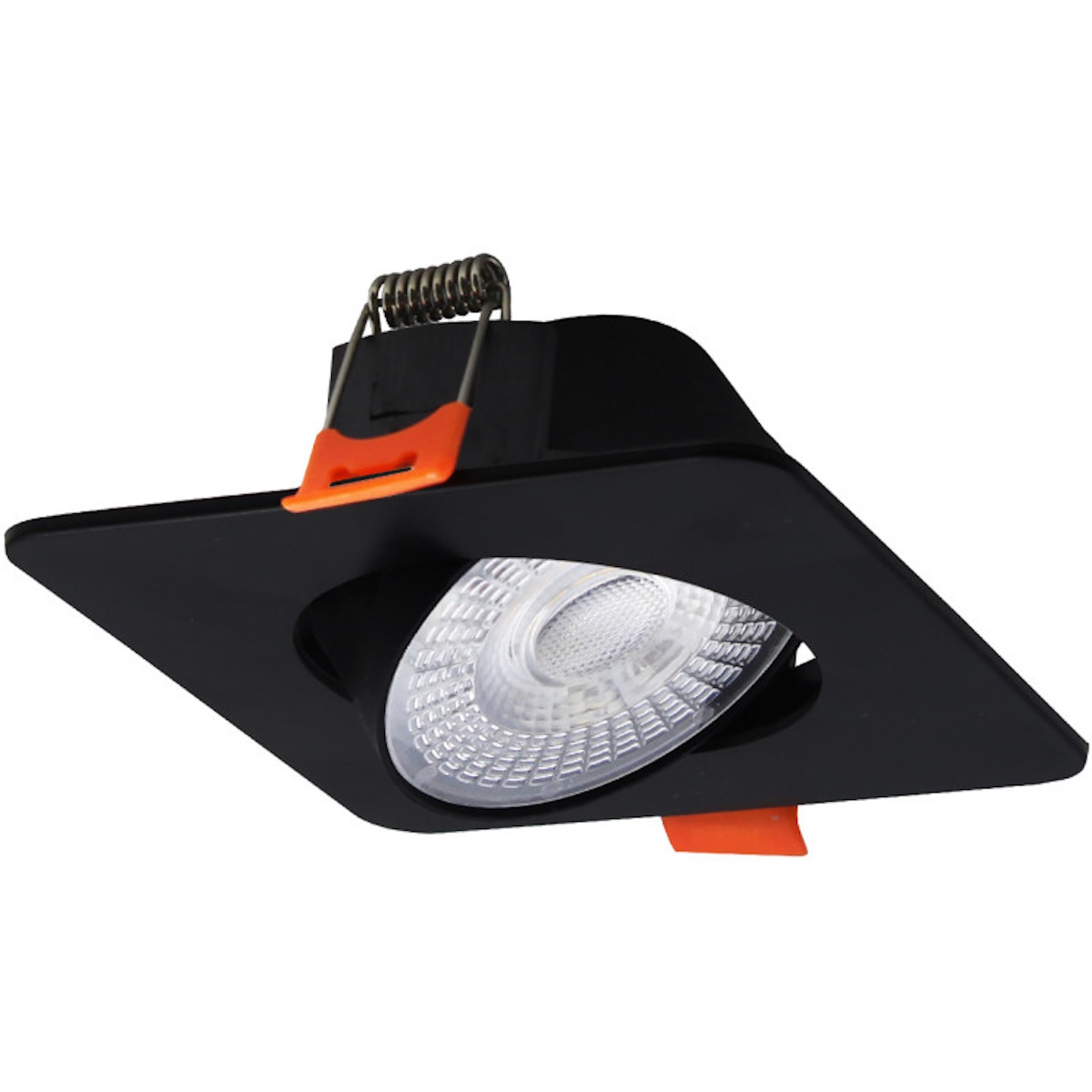 Light Prestige Plus spot encastré 1x3 W noir LP-1506/1RS BK Square