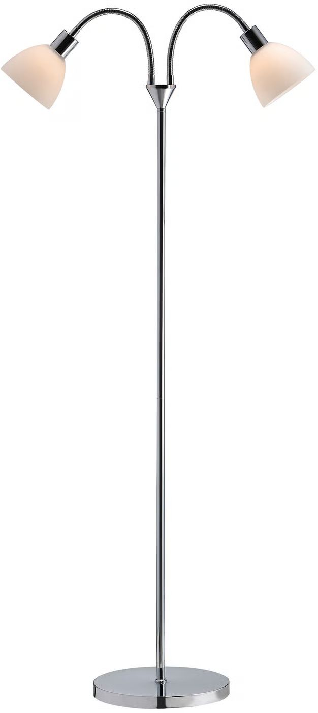 Nordlux Ray lampadaire 2x25 W chrome-opale 63224033