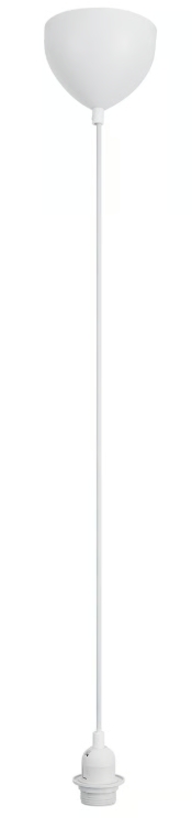 Nordlux Basic lampe suspendue 1x60 W blanc 2412013001