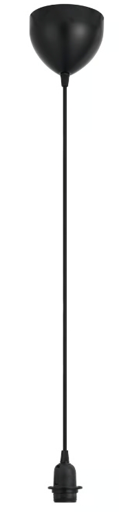 Nordlux Basic lampe suspendue 1x60 W noir 2412023003