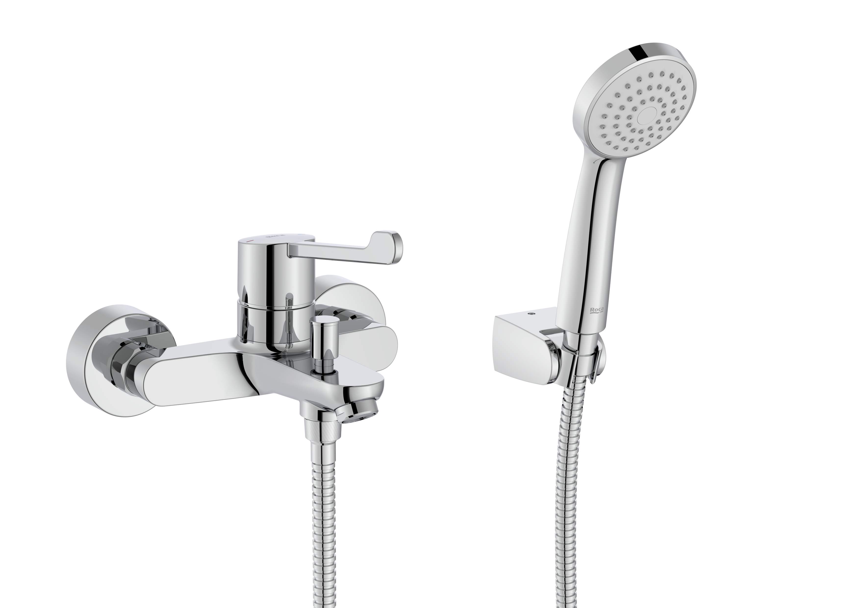 Roca Victoria mitigeur bain-douche murale chrome A5A015GC00