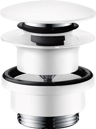 Hansgrohe bonde de lavabo blanc 50100700