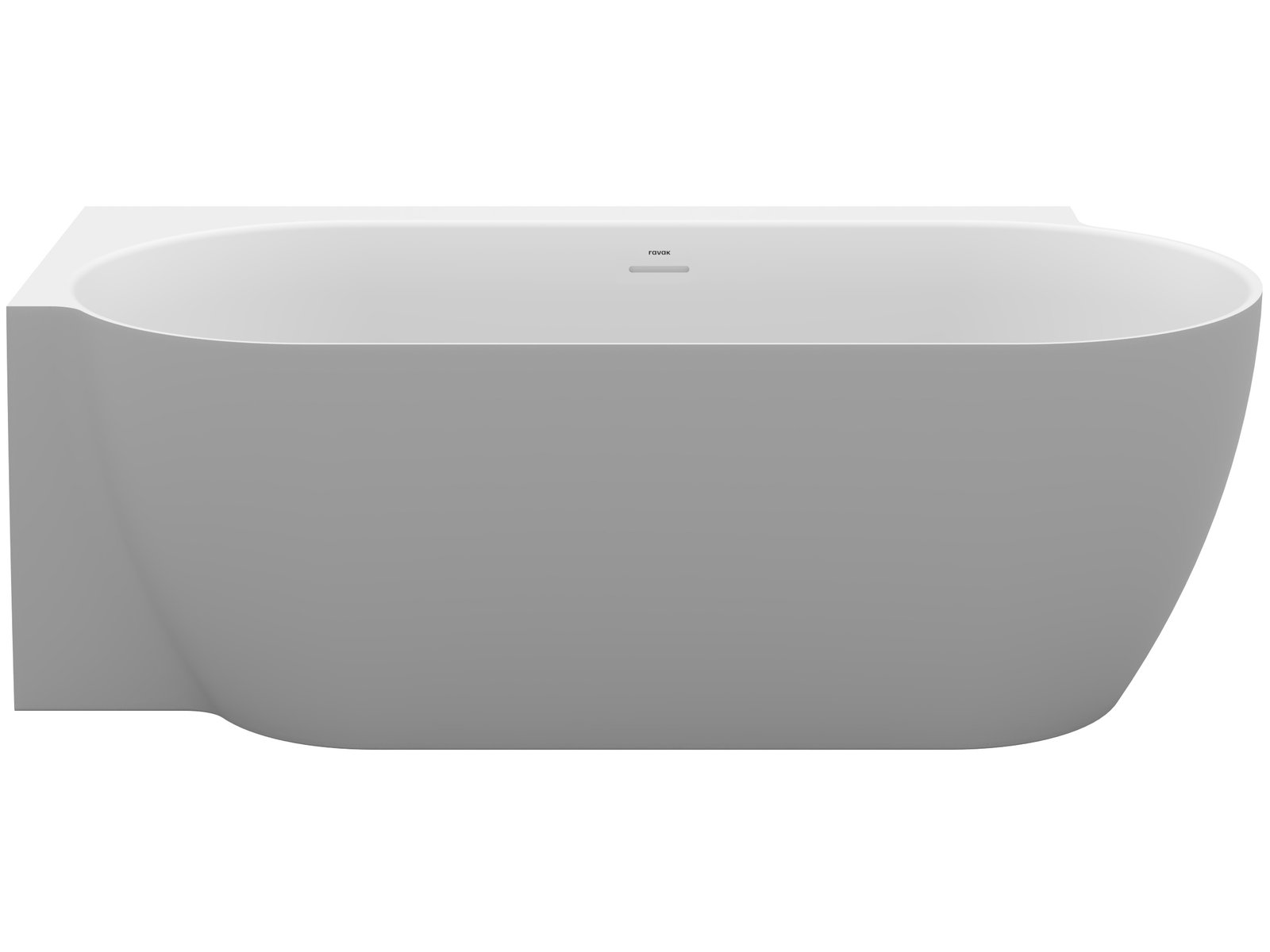 Ravak Freedom Corner II Tec baignoire d’angle 175x86 cm ovale bicolore CC91500000
