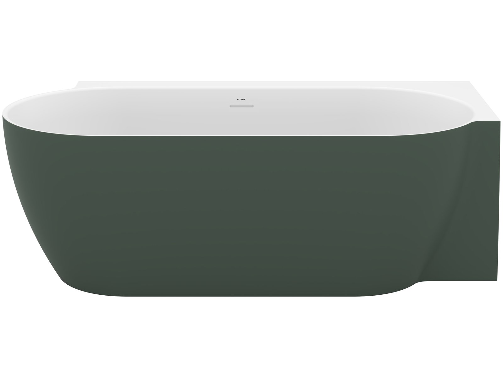 Ravak Freedom Corner II Tec baignoire d’angle 175x86 cm ovale bicolore CC81200000