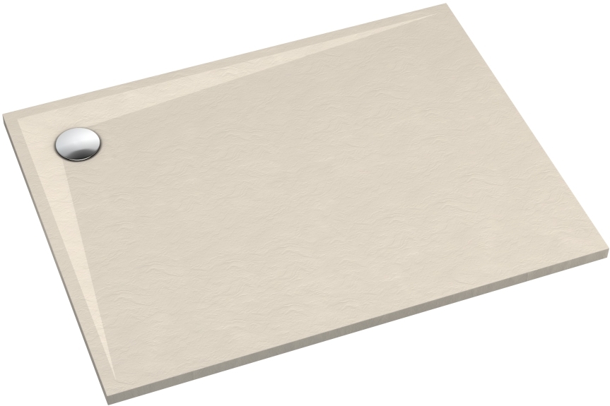 Schedline Libra Cashmere Stone receveur de douche rectangulaire 90x70 cm beige 3SP.L1P-7090/PK/ST