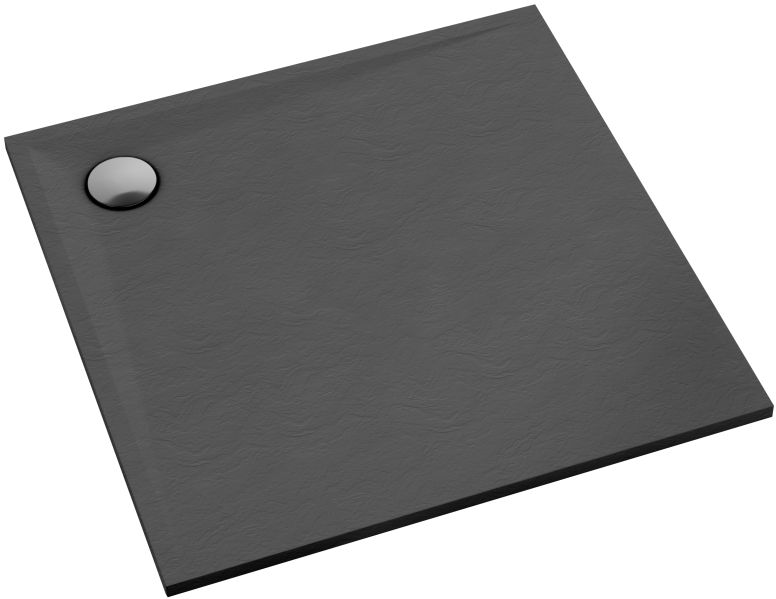 Schedline Libra Anthracite Stone receveur de douche carré 80x80 cm anthracite 3SP.L1K-8080/A/ST