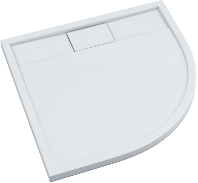 Schedline Charis receveur de douche semi-circulaire 90x90 cm blanc 3SP.C3O-9090