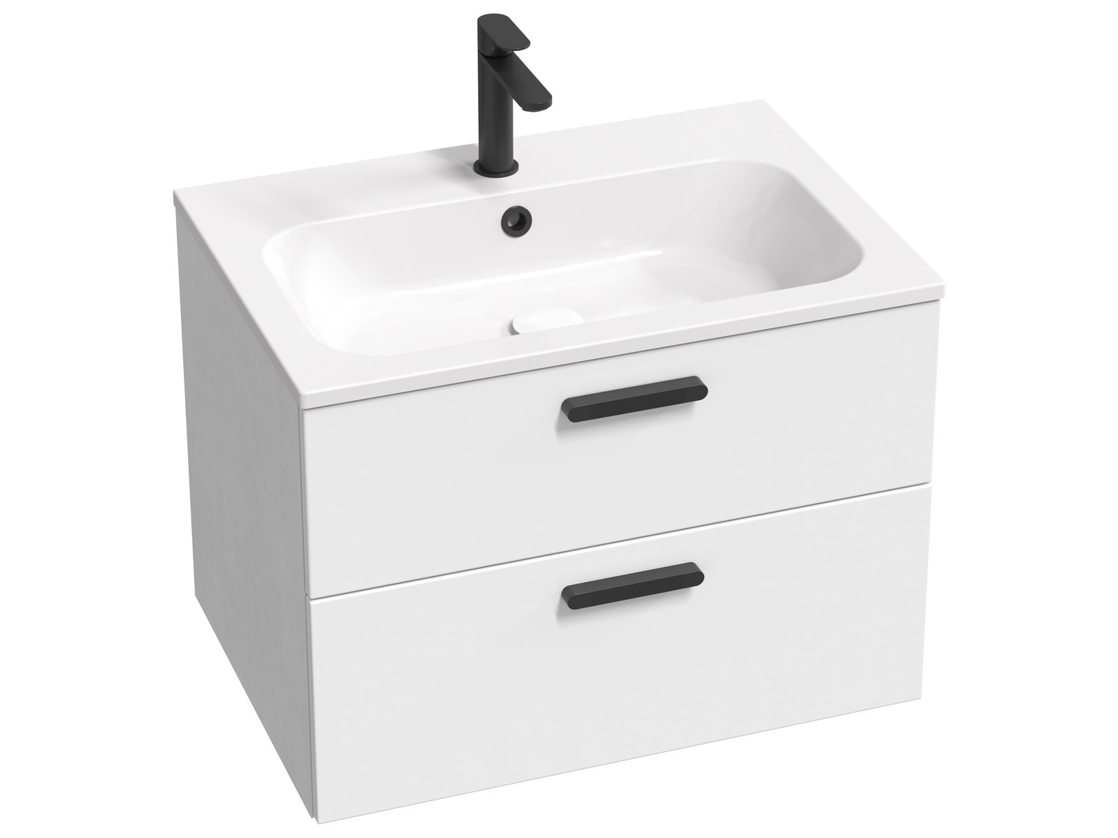 Ravak Chrome armoire 70x49x50 cm sous-lavabo suspendu blanc X000001745