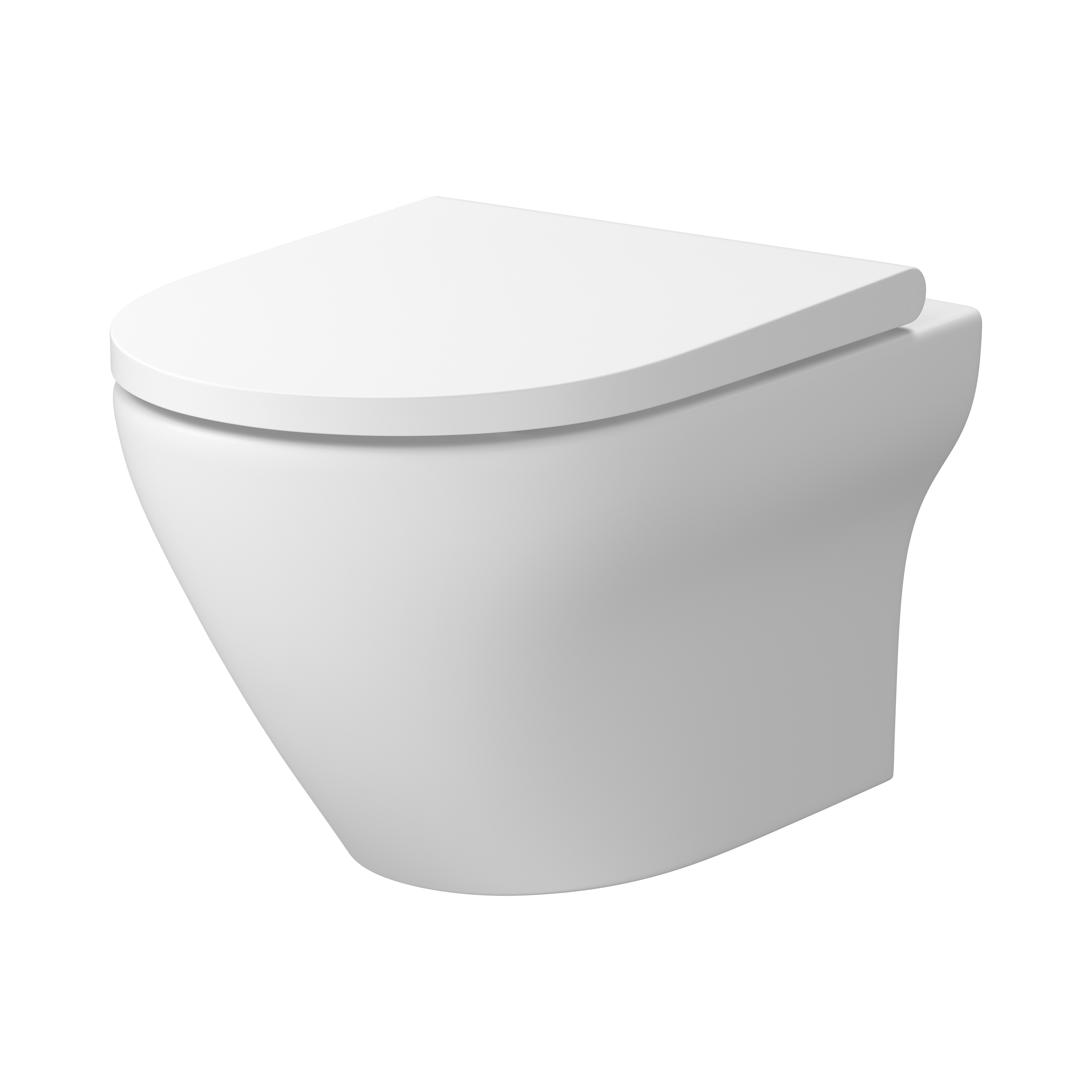 Cersanit Larga cuvette wc avec abattant à descente lente suspendue oui blanc mat S701-608