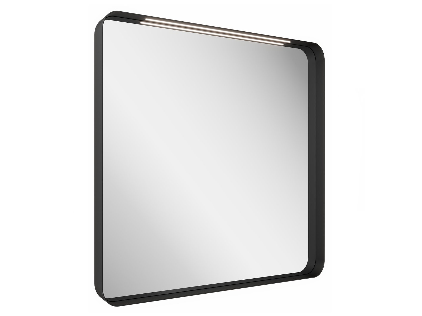 Ravak Strip miroir 80.6x70.6 cm rectangulaire avec éclairage noir X000001571