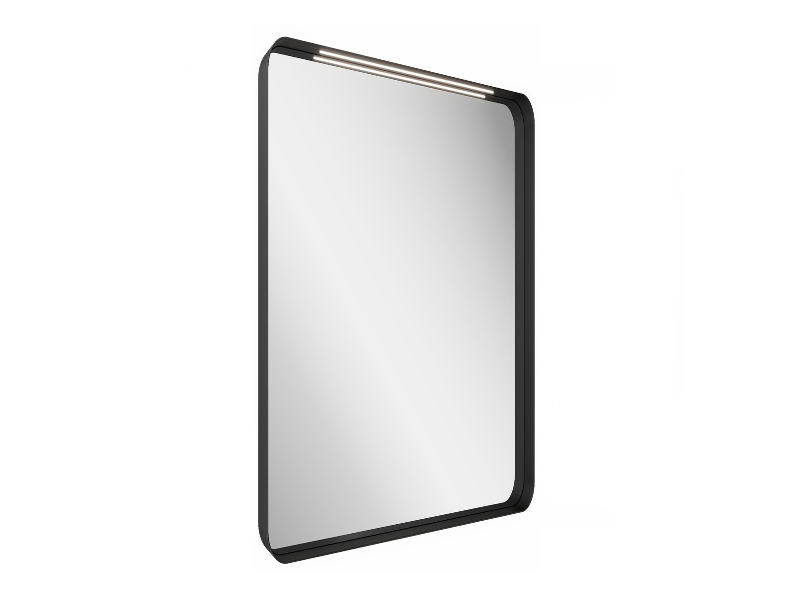 Ravak Strip miroir 60.6x70.6 cm rectangulaire avec éclairage noir X000001570