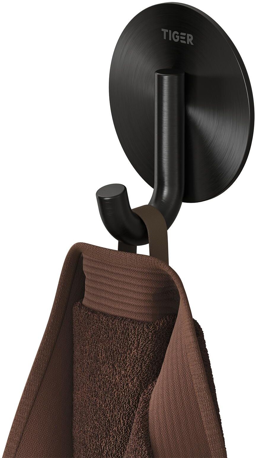 Tiger Classic porte-serviettes noir 800736