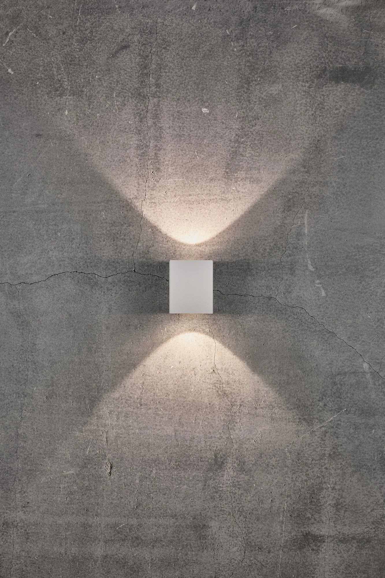Nordlux Canto Kubi applique murale extérieure 2x6 W blanc 49711001