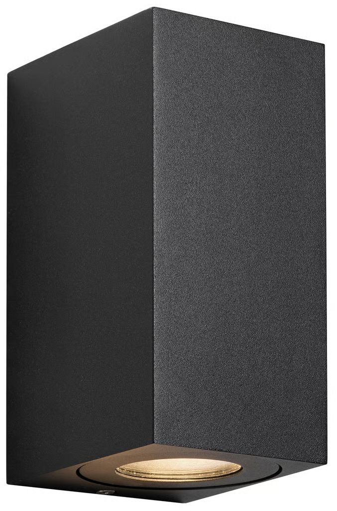 Nordlux Canto Maxi Kubi applique murale extérieure 2x28 W noir 49731203