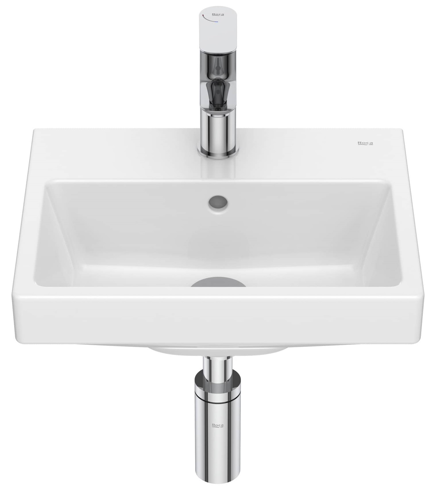 Roca Gap lavabo 40x32 cm rectangulaire classique blanc A3270YXS00
