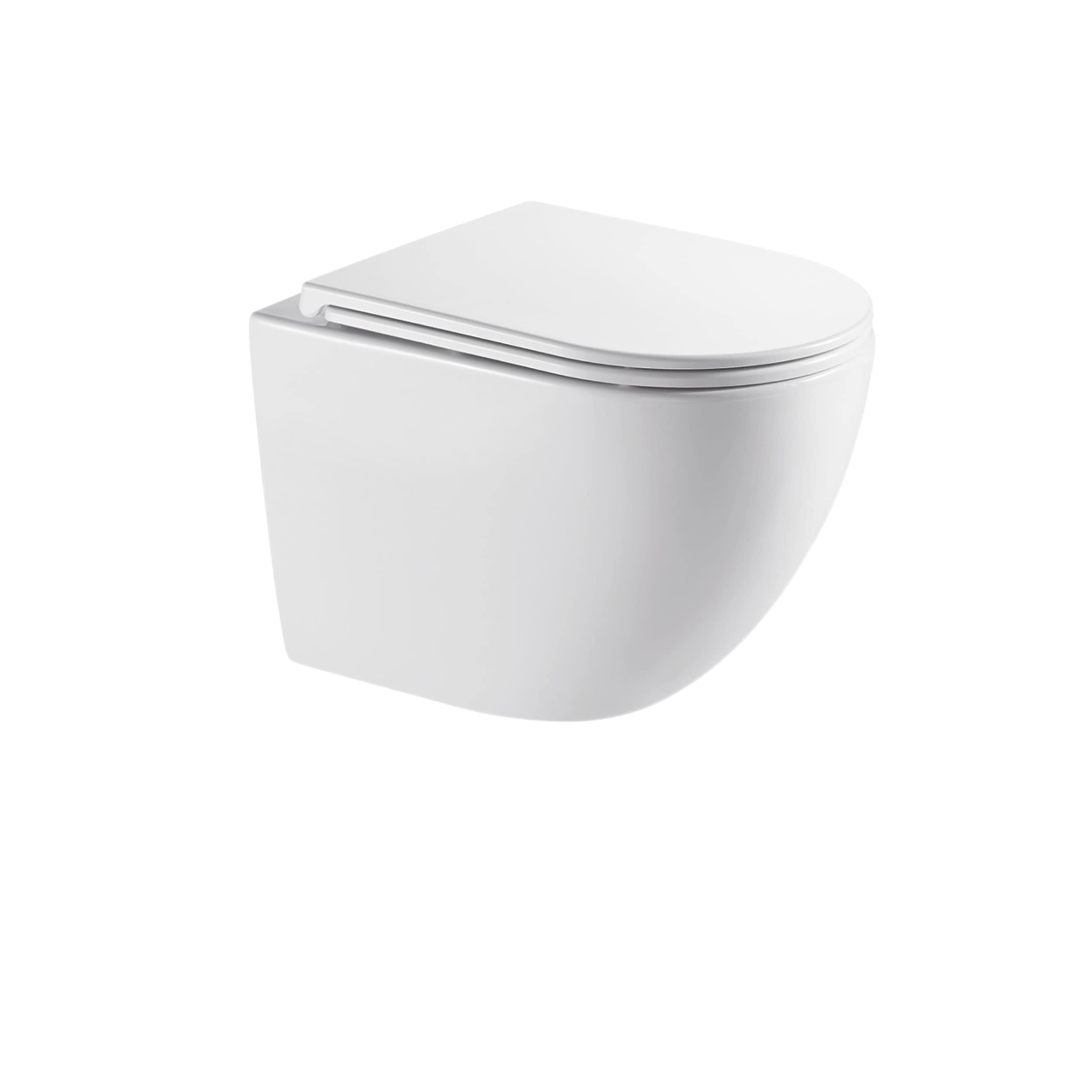 Invena Astri cuvette wc avec abattant à descente lente suspendue oui oui blanc CE-87-001