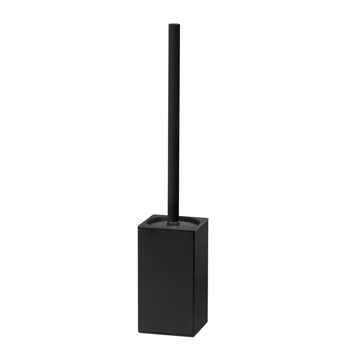 Faneco Sydney brosse wc avec manche à visser noir HTB02XBL