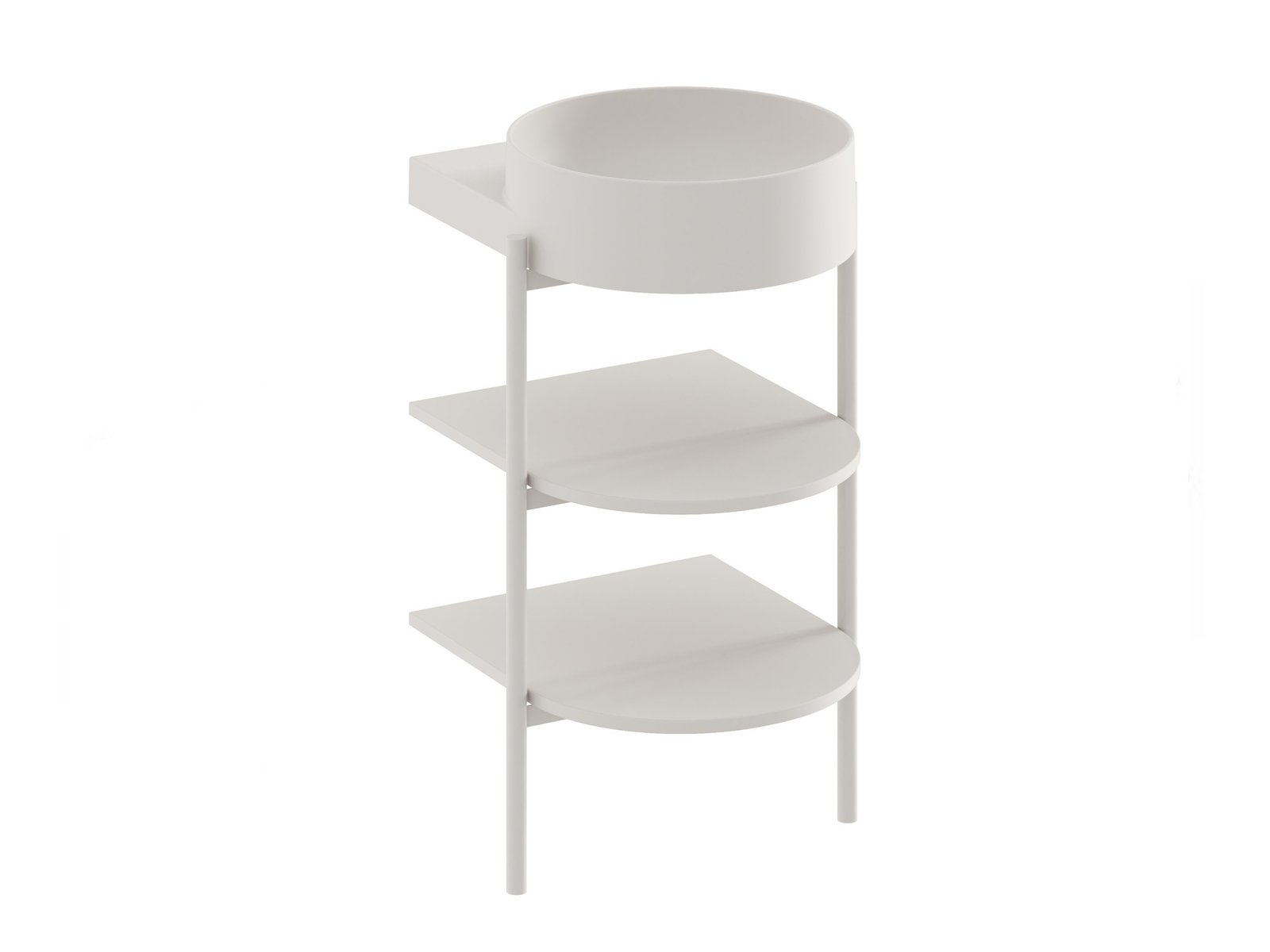 Ravak Yard console 46.8x49.5x76.5 cm sous-lavabo sur pied D80000O004