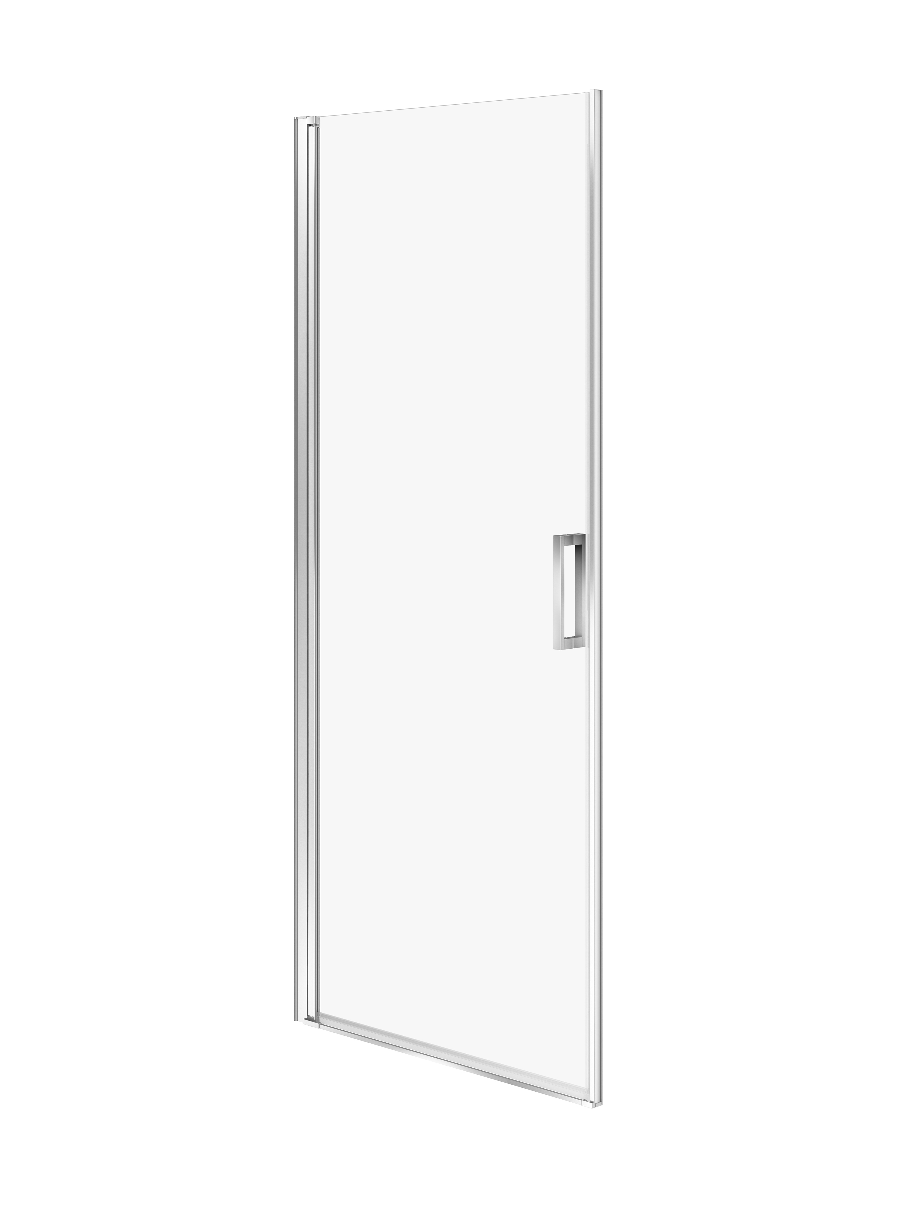 Cersanit Moduo porte de douche 90 cm à ouverture basculante chrome brillant/verre transparent S162-019