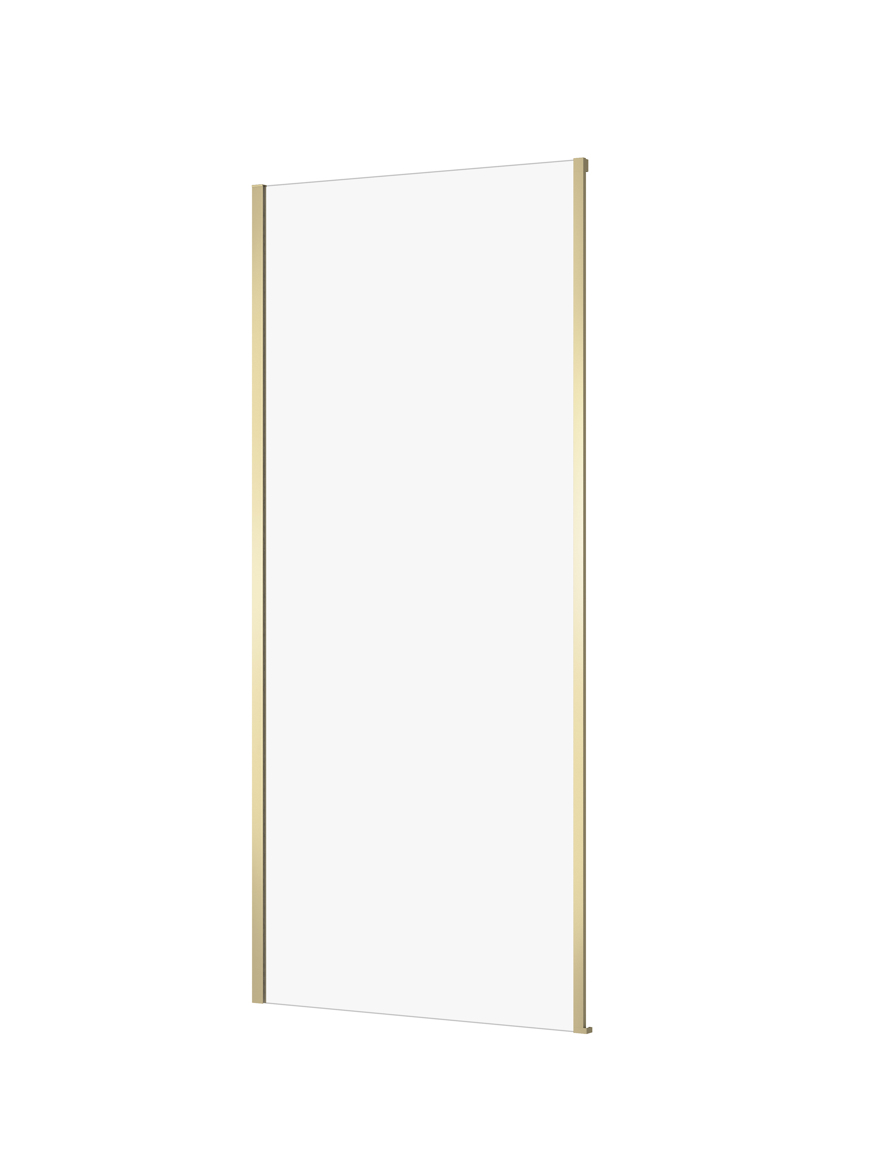 Cersanit Larga paroi de douche 80 cm doré mat/verre transparent S164-069