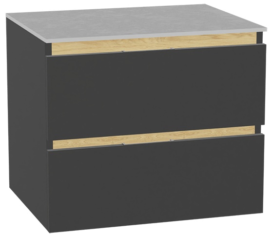 Set corps de meuble Excellent Tuto 2.0 MLEX.2172.600.GRBL, plan de travail suspendu Excellent Tuto 2.0 MLEX.2116.600.SJ, MLEX.2151.600.01.GR