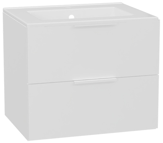 Set corps de meuble Excellent Tuto 2.0 MLEX.2172.600.WHBL, lavabo Excellent As CEEX.3617.600.WH, MLEX.2151.600.02.WH