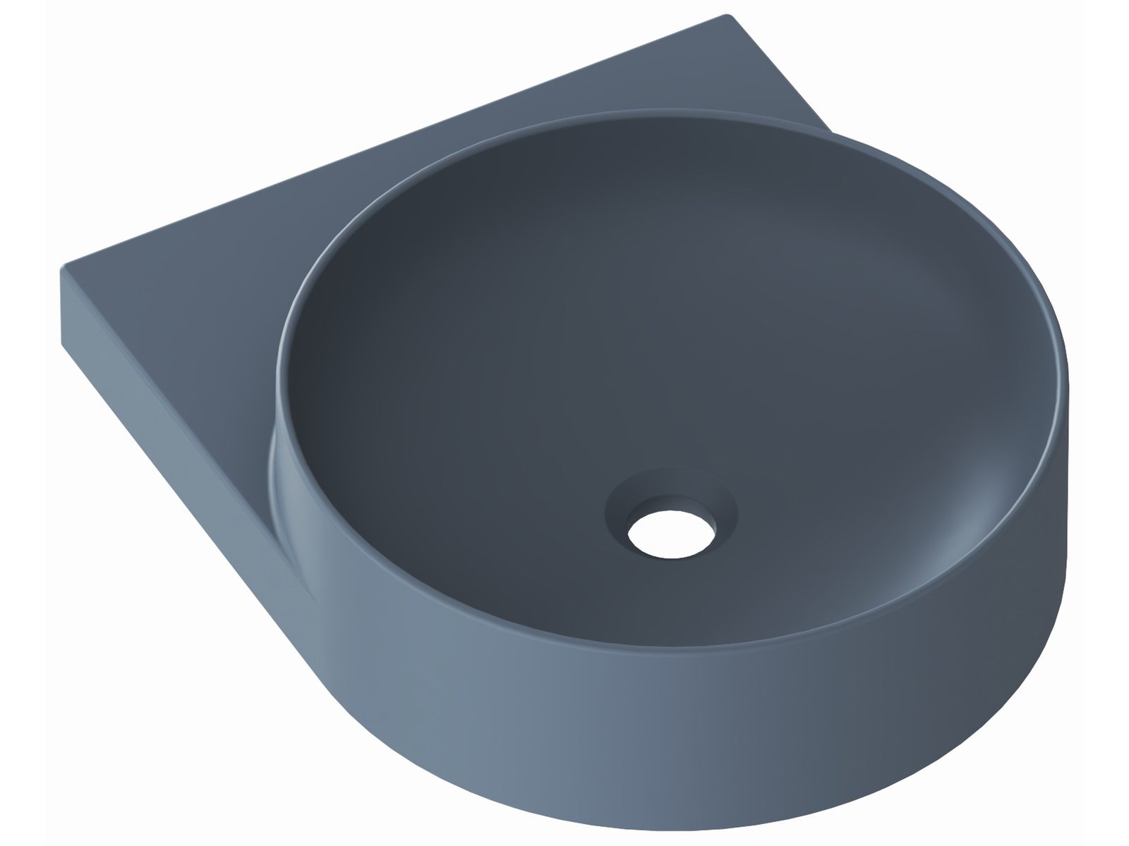 Ravak Yard lavabo 50x40.5 cm semi-circulaire classique-de meuble XJX07040000