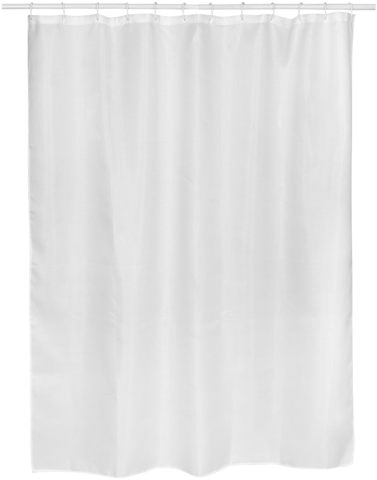 BISK Rist rideau de douche 200x180 cm blanc 08377