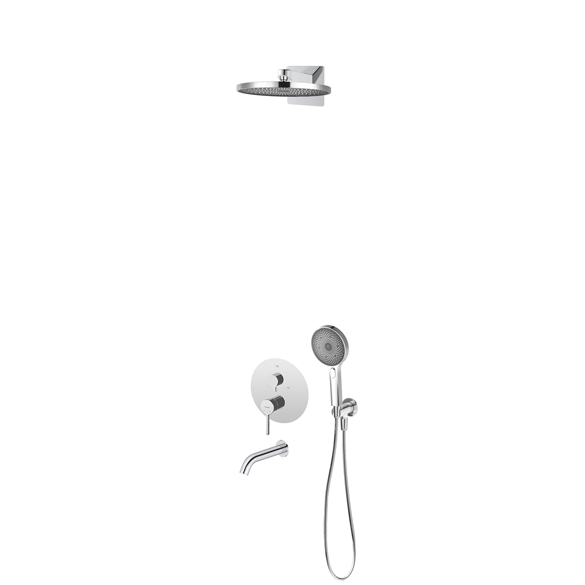 Set mitigeur bain-douche Oltens Rann 34111100, douche à effet de pluie Oltens Vann 37007100, 39403100, 39100100, 37107100, 39304100, 37200100