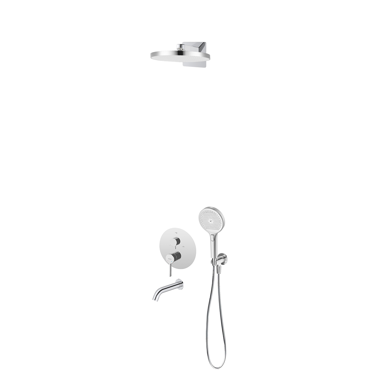 Set douche à effet de pluie Oltens Regna 37009100, mitigeur bain-douche Oltens Rann 34111100, 39403100, 39100100, 37109100, 39304100, 37200100