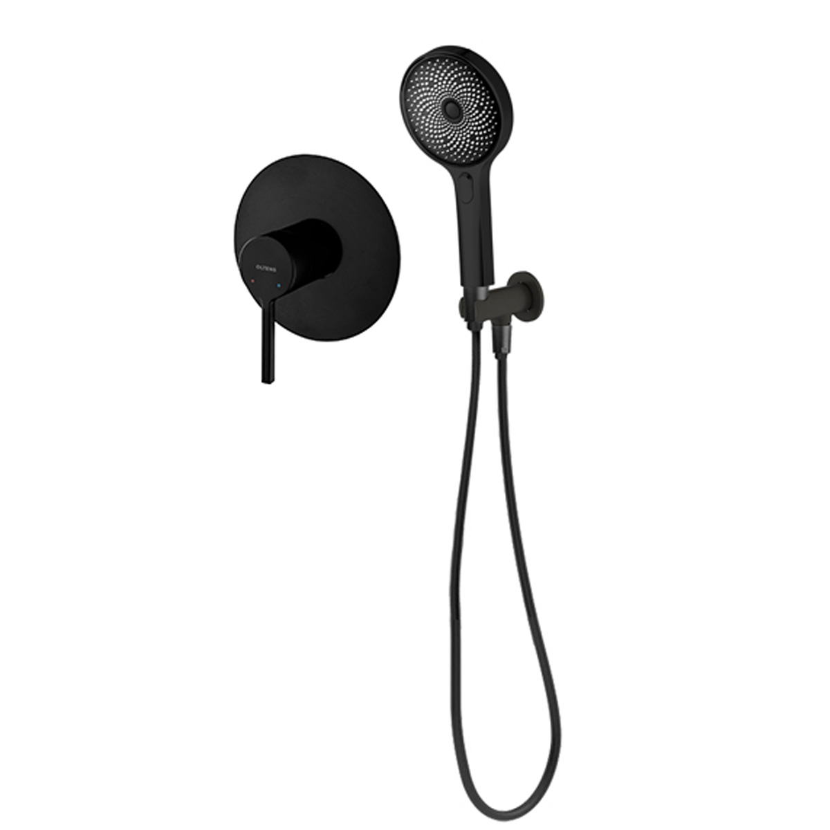 Set mitigeur de douche Oltens Rann 33107300, pommeau de douche Oltens Havis EasyClick 37107300, 39304300, 37200300