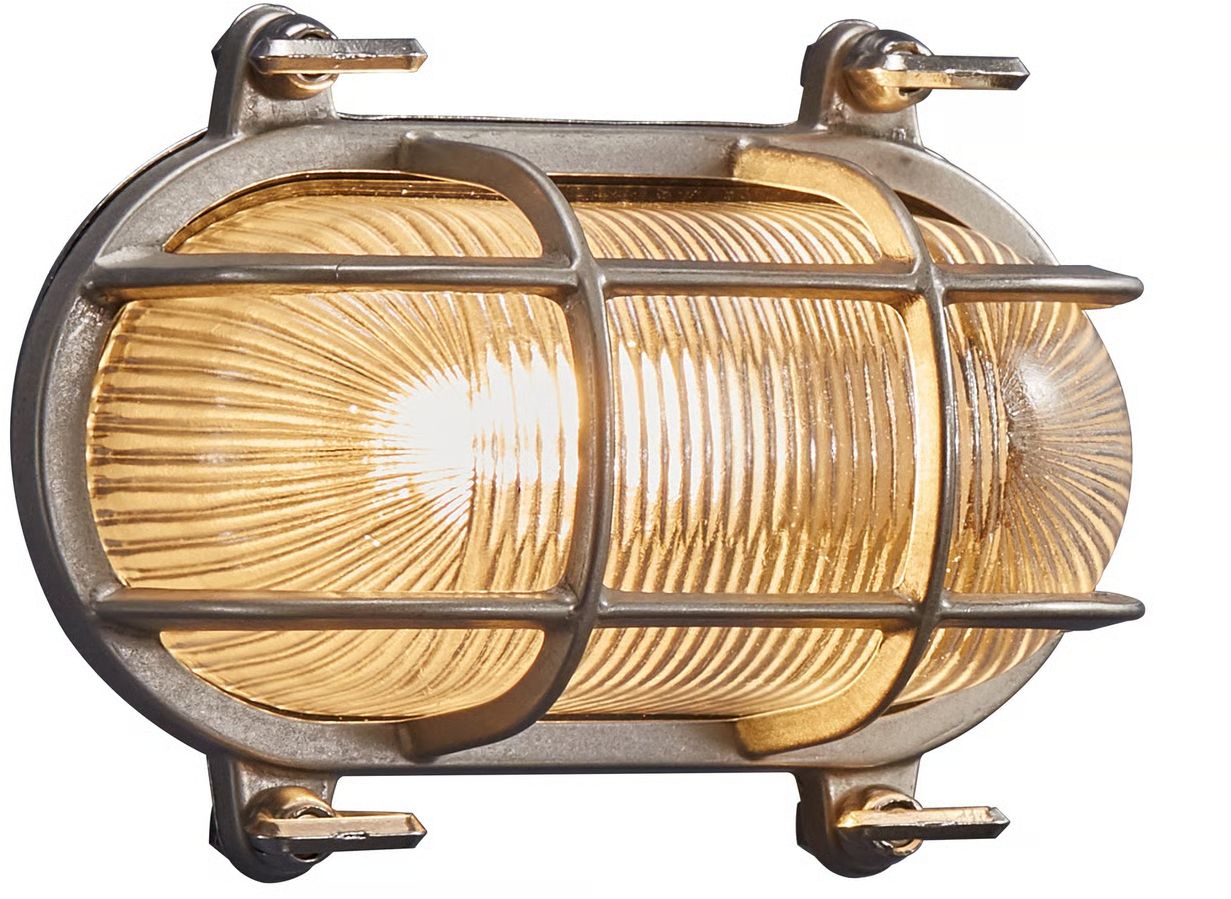 Nordlux Helford applique murale extérieure 1x12.5 W nickel 49031055