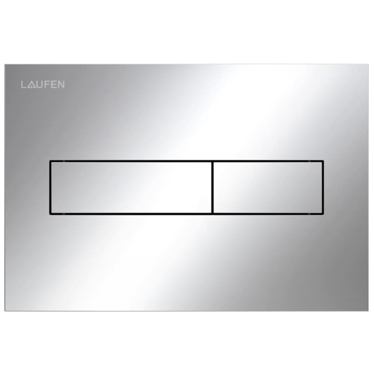 Laufen Ineo bouton de chasse d'eau pour WC chrome brillant H9001110040001