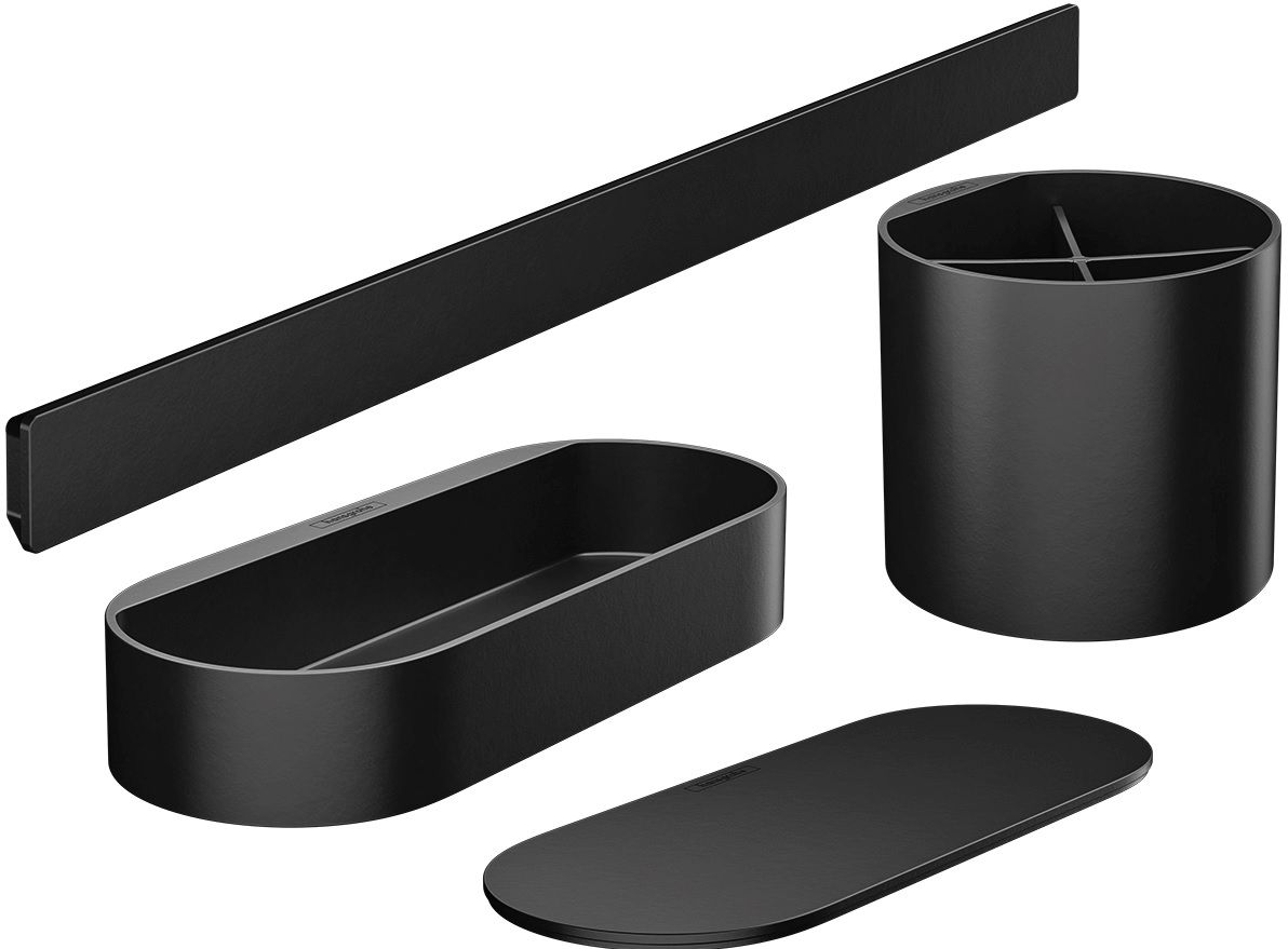 Hansgrohe WallStoris kit d’accessoires noir 27968670