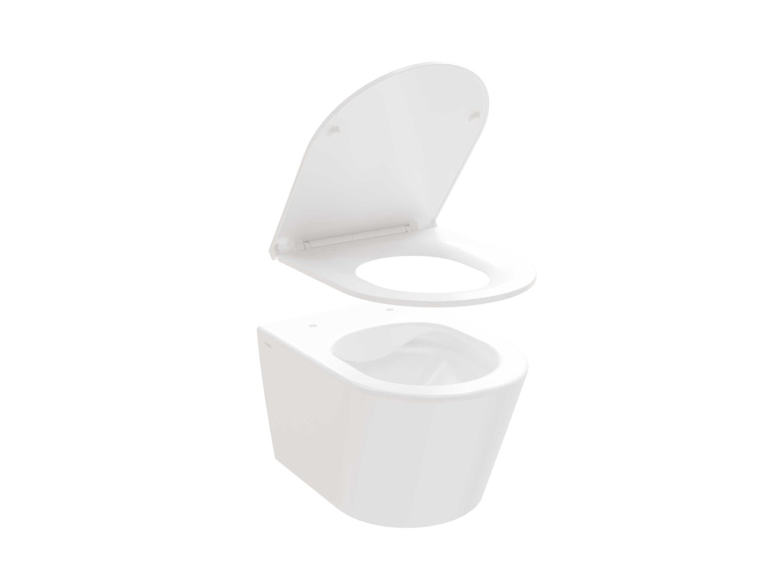 Ravak Flow cuvette wc avec abattant à descente lente suspendue oui blanc brillant X01985