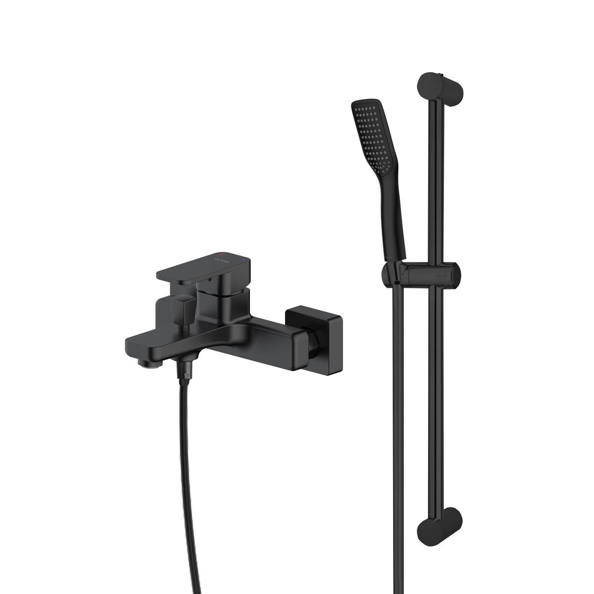 Set mitigeur bain-douche Oltens Hadsel 34006300, barre de douche Oltens Alling 37300300, 37200300, 37111300