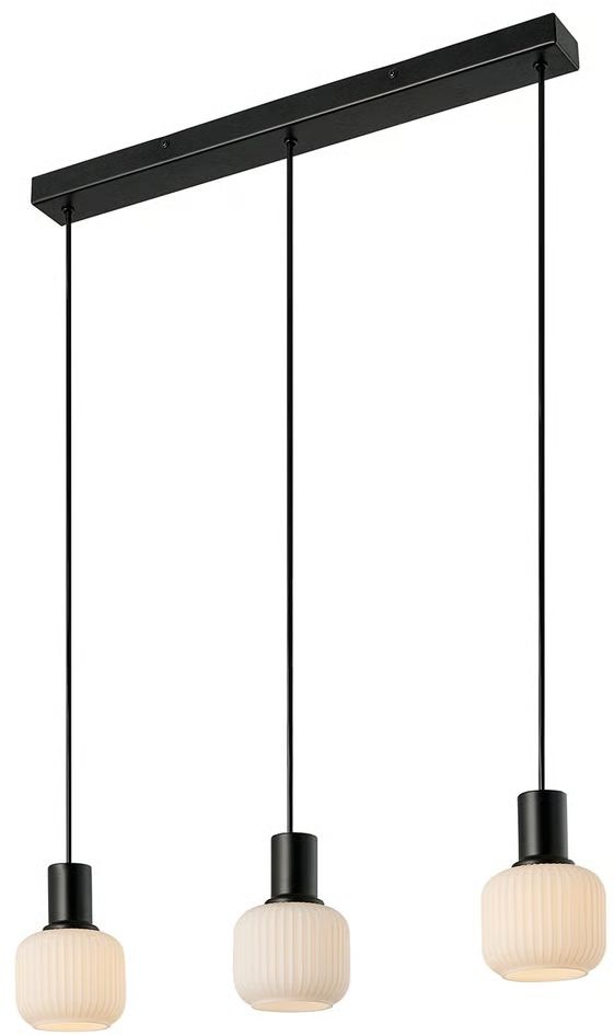 Nordlux Milford lampe suspendue 3x25 W noir 2412623003
