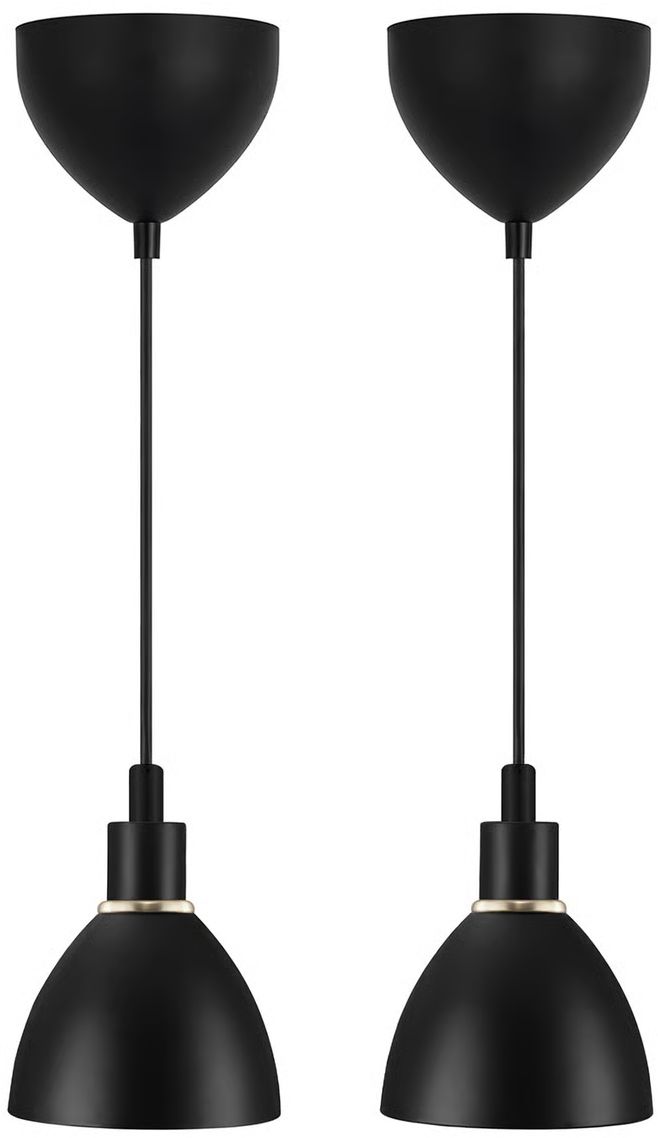 Nordlux Ray lampe suspendue 2x40 W noir 63233003
