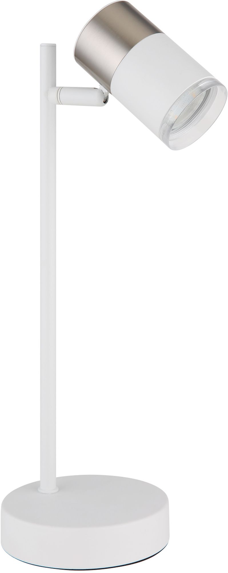 Globo Lighting Brisbon lampe de bureau 1x5 W blanc-nickel 57851T