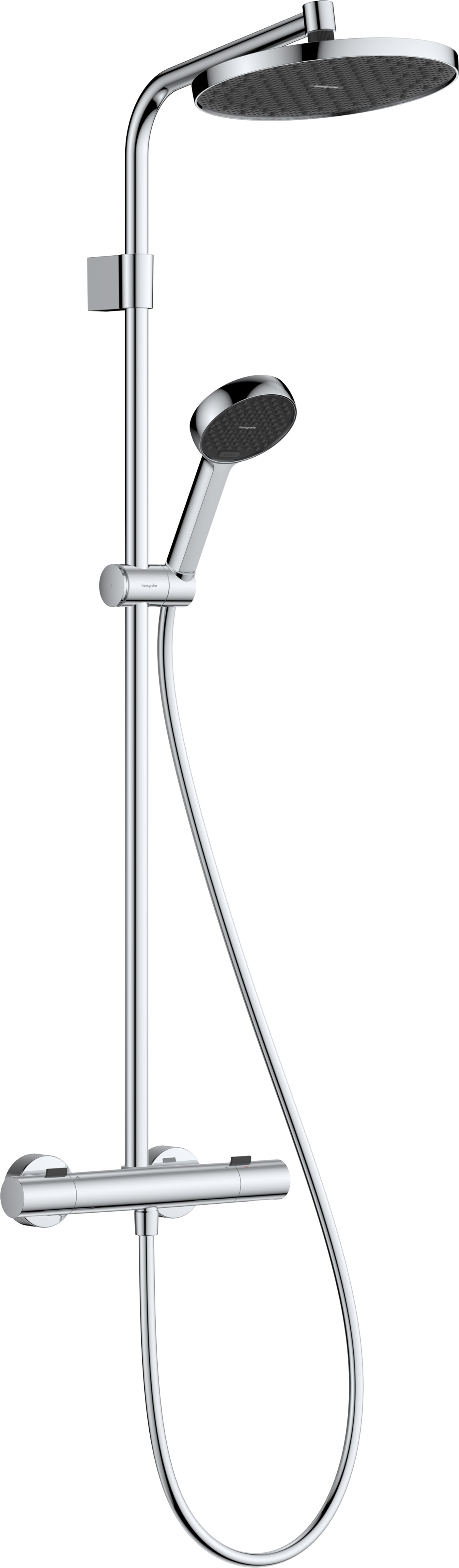 Hansgrohe Activera S ensemble de douche mural avec thermostat oui chrome 28078000