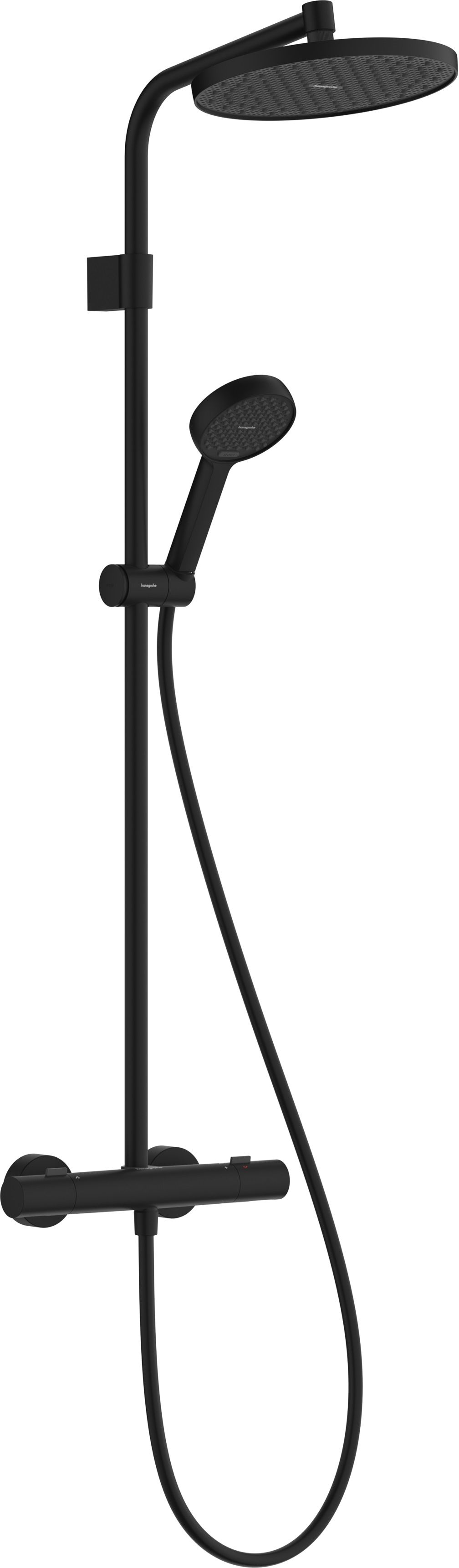 Hansgrohe Activera S kit baignoire-douche mural avec thermostat oui noir 28083670