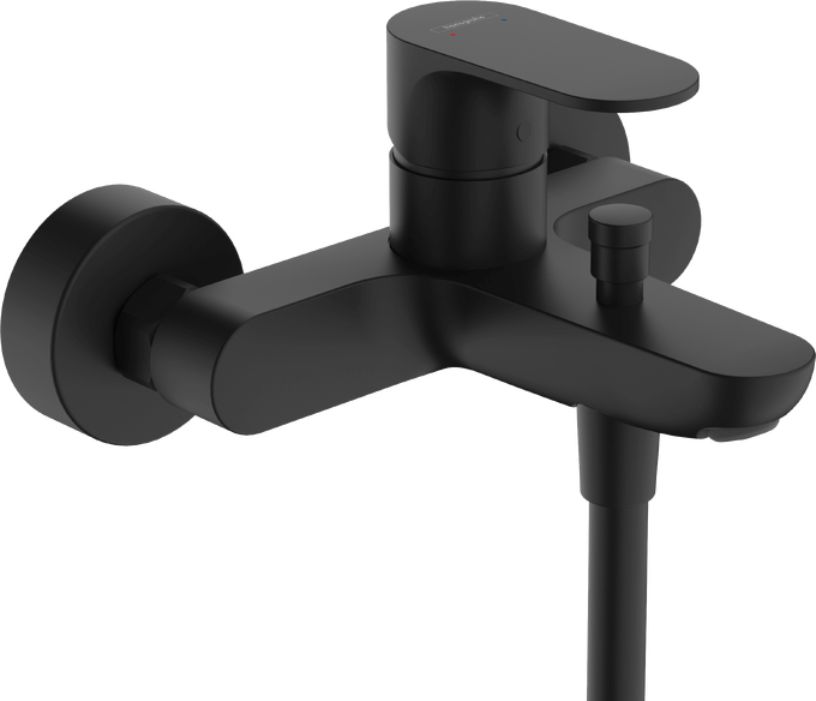 Hansgrohe Rebris S mitigeur bain-douche murale noir 72443670