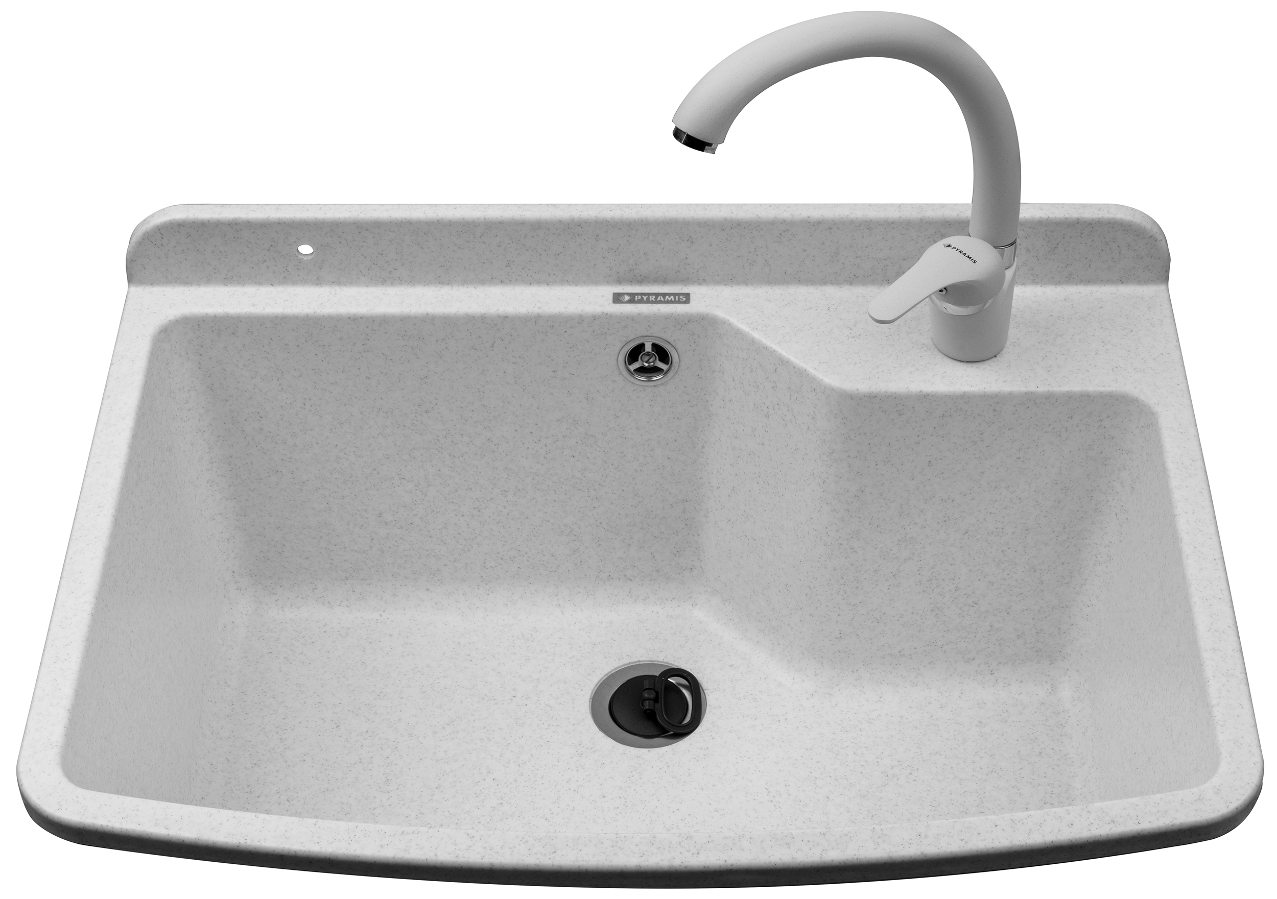 Pyramis Max évier extérieur avec robinet 61x44 cm plastique 070178701 O