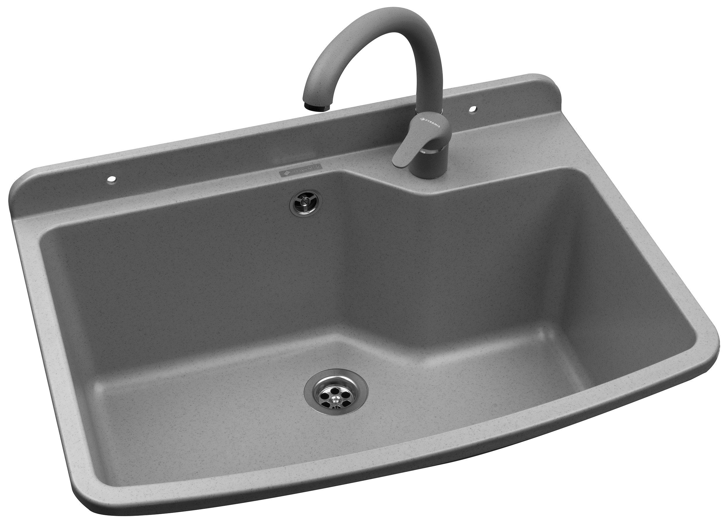 Pyramis Max évier extérieur avec robinet 61x44 cm plastique 070178801 O