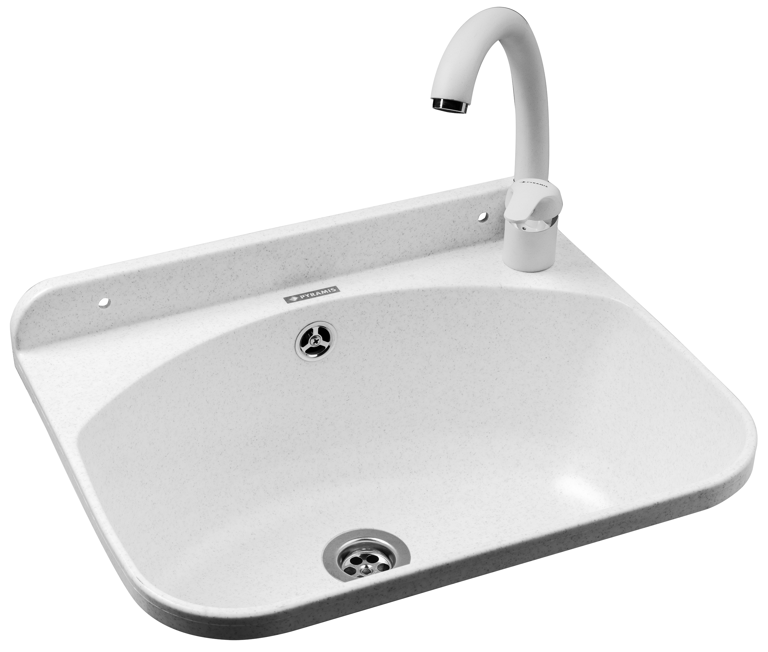 Pyramis Standard évier extérieur avec robinet 46x36 cm plastique 070178501 O