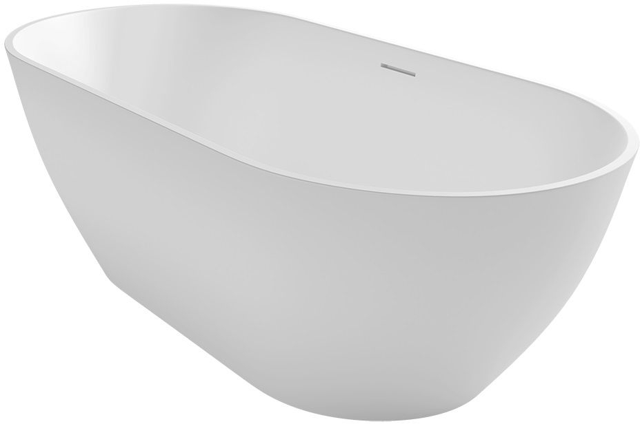 Riho Bilbao baignoire autoportante 170x80 cm ovale blanc B118001105