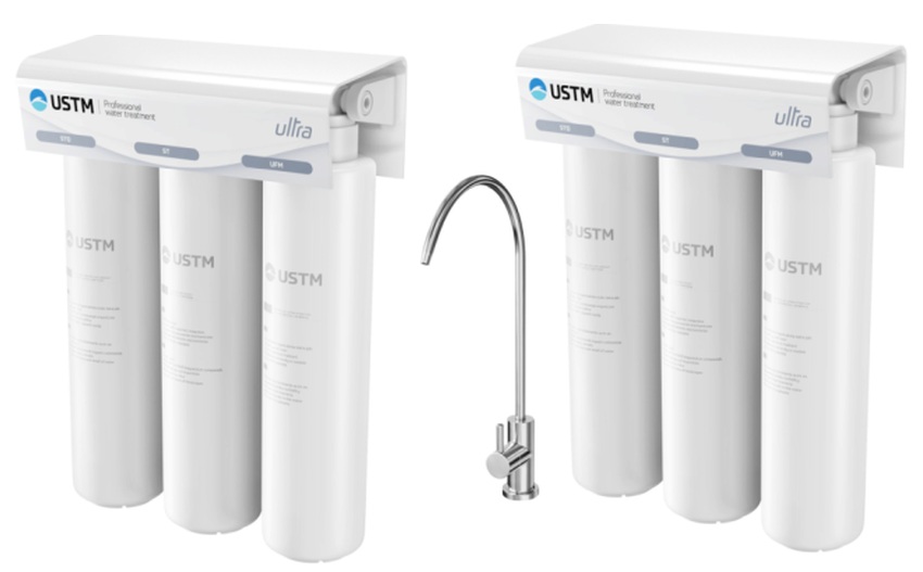 Set filtre sous évier USTM Ultra ULTRANEWSTYLE, cartouche filtrante USTM Ultra ULTRAUFM, ULTRASTO, ULTRAST
