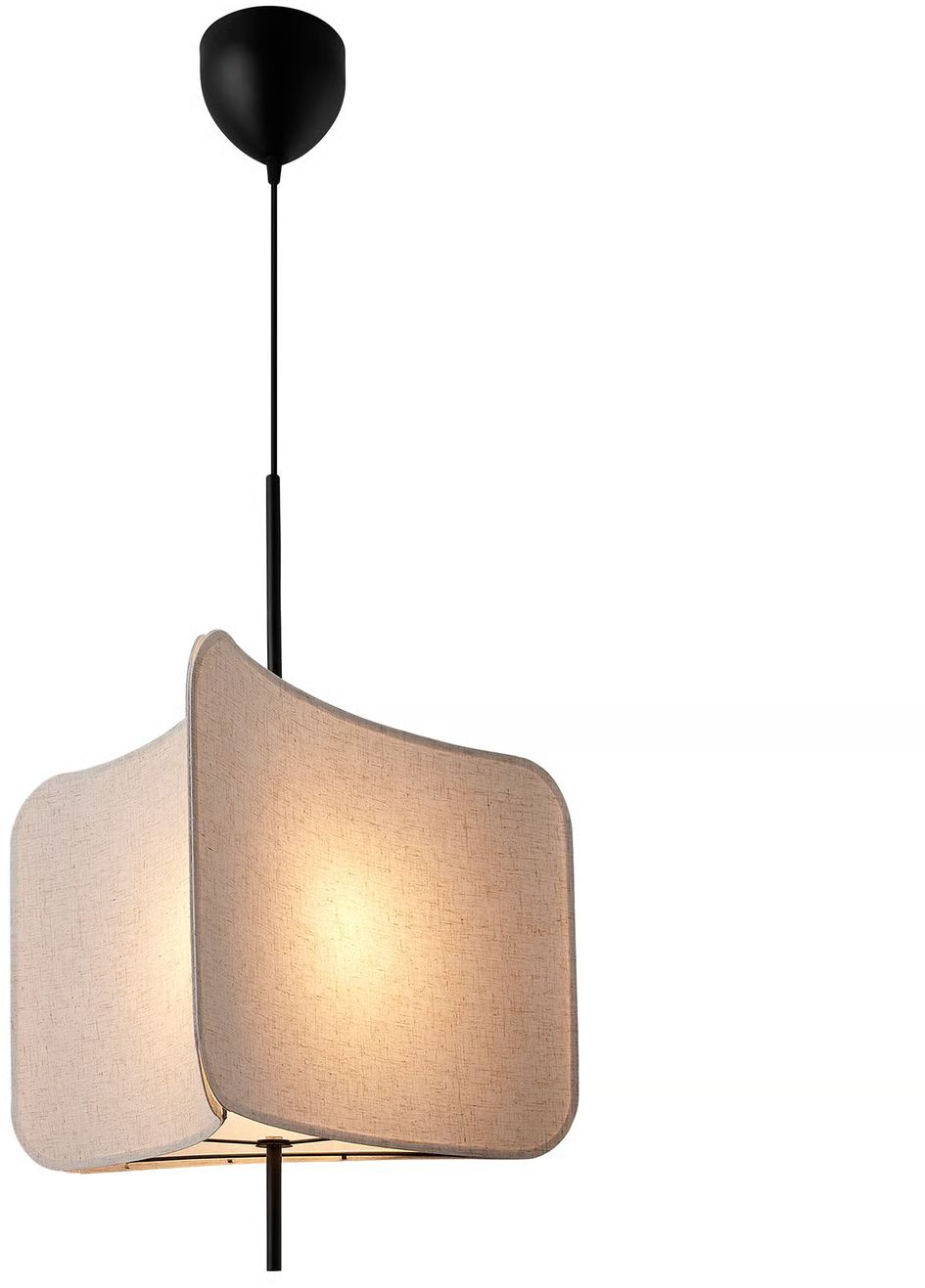 Nordlux Tinto lampe suspendue 1x15 W noir-beige 2412173003