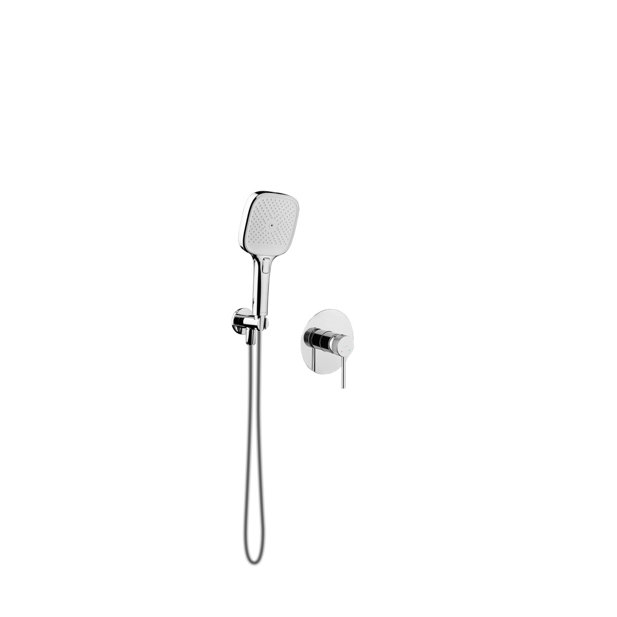 Set mitigeur de douche Ksuro 01 12000010, pommeau de douche Ksuro 02 One Click 16004010, 19002010, 37200100